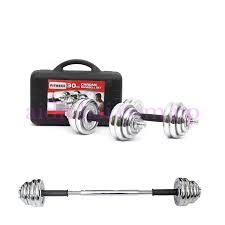 30Kg Dumbbell Set With Barbell Connector2