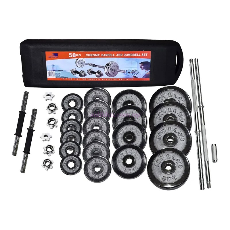 50kg dumbbell set with barbell connectorryt